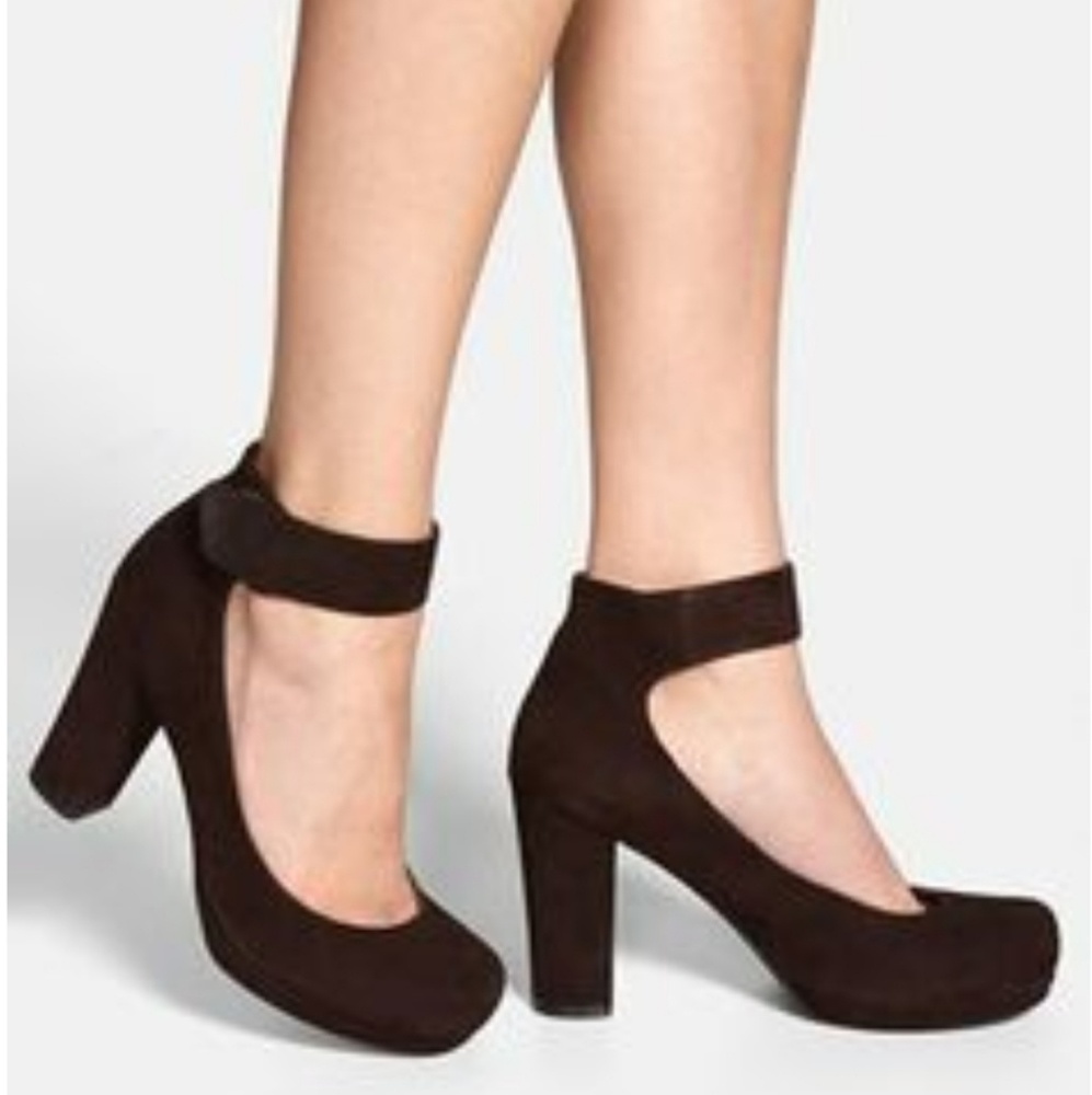 Jeffrey Campbell Aurora Black Suede Pumps